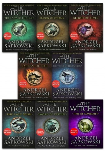 The Witcher Series 8 Books Collection The Witcher Series 8 Books Collection
