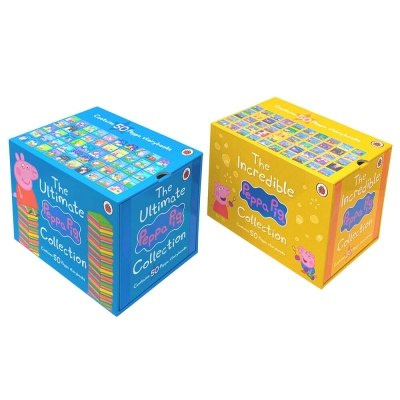 The Incredible Peppa Pig & The Ultimate Peppa Pig Collection 100 Books Set by Ladybird The Incredible Peppa Pig & The Ultimate Peppa Pig Collection 100 Books Set by Ladybird