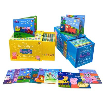 The Incredible Peppa Pig & The Ultimate Peppa Pig Collection 100 Books Set by Ladybird The Incredible Peppa Pig & The Ultimate Peppa Pig Collection 100 Books Set by Ladybird