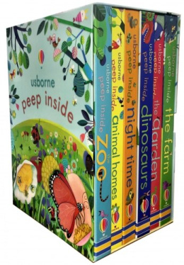 Usborne Peep Inside Collection 6 Books Box Set