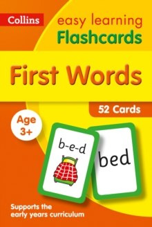 First Words Flashcards : Prepare for Preschool with Easy Home Learning by Collins Easy Learning