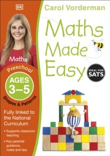 Maths Made Easy Shapes and Patterns Ages 3-5 Preschool by Carol Vorderman