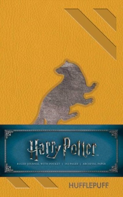 Harry Potter: Hufflepuff Ruled Pocket Journal by Insight Editions Harry Potter: Hufflepuff Ruled Pocket Journal by Insight Editions
