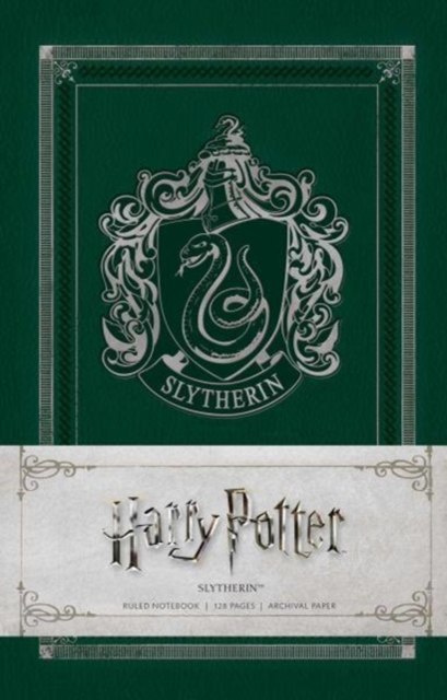 Harry Potter: Slytherin Ruled Notebook by Insight Editions Harry Potter: Slytherin Ruled Notebook by Insight Editions
