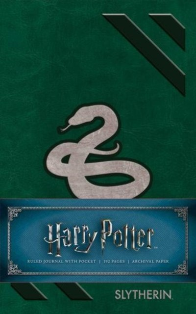 Harry Potter: Slytherin Ruled Pocket Journal by Insight Editions Harry Potter: Slytherin Ruled Pocket Journal by Insight Editions