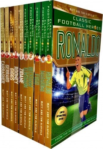 Classic Football Heroes Legend Series Collection 10 Books Set