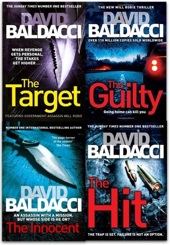 David Baldacci Will Robie Series 4 Books Collection Set David Baldacci Will Robie Series 4 Books Collection Set