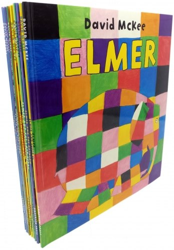 Elmer 10 Book Collection Set - Children Picture Flats Illustrated Elephant Pack Elmer 10 Book Collection Set - Children Picture Flats Illustrated Elephant Pack