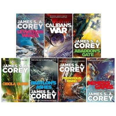 James S. A. Corey Expanse Series 7 Books Collection Set James S. A. Corey Expanse Series 7 Books Collection Set