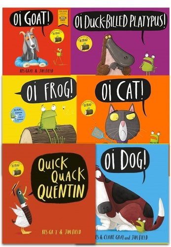 Kes Gray Collection 6 Books Set (Oi Frog, Oi Dog, Quick Quack Quentin, Oi Cat, Oi Goat, Oi Duck-billed Platypus) Kes Gray Collection 6 Books Set (Oi Frog, Oi Dog, Quick Quack Quentin, Oi Cat, Oi Goat, Oi Duck-billed Platypus)