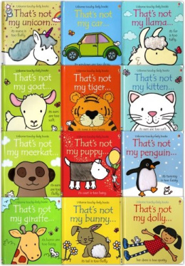 That's Not My Toddlers 12 Books Collection Set Pack Fiona Watt (Touchy-Feely Board Books)