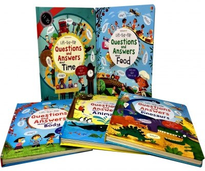 Usborne Lift-the-flap Questions and Answers 5 Books Collection Usborne Lift-the-flap Questions and Answers 5 Books Collection